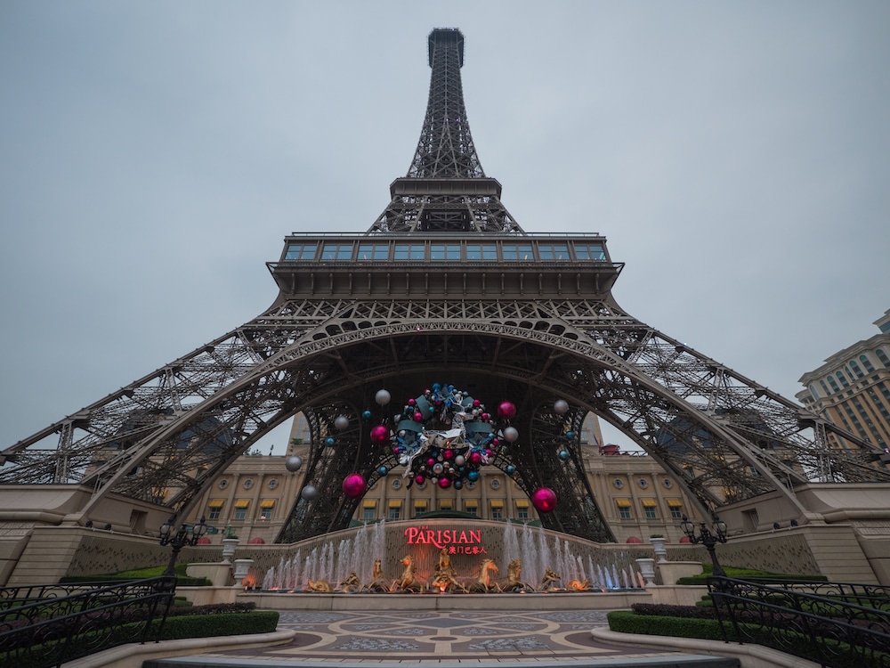 Feel like you're in Paris on your day trip to Macau at The Parisian Eiffel Tower