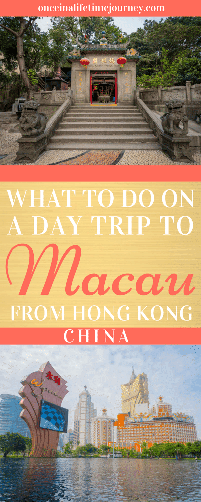 What to do on a Day Trip to Macau from Hong Kong