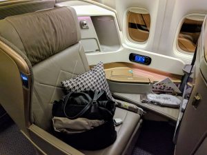 Review of Singapore Airlines Business Class to San Francisco via Hong Kong