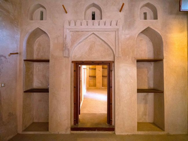 Bahla Fort Interior shapes