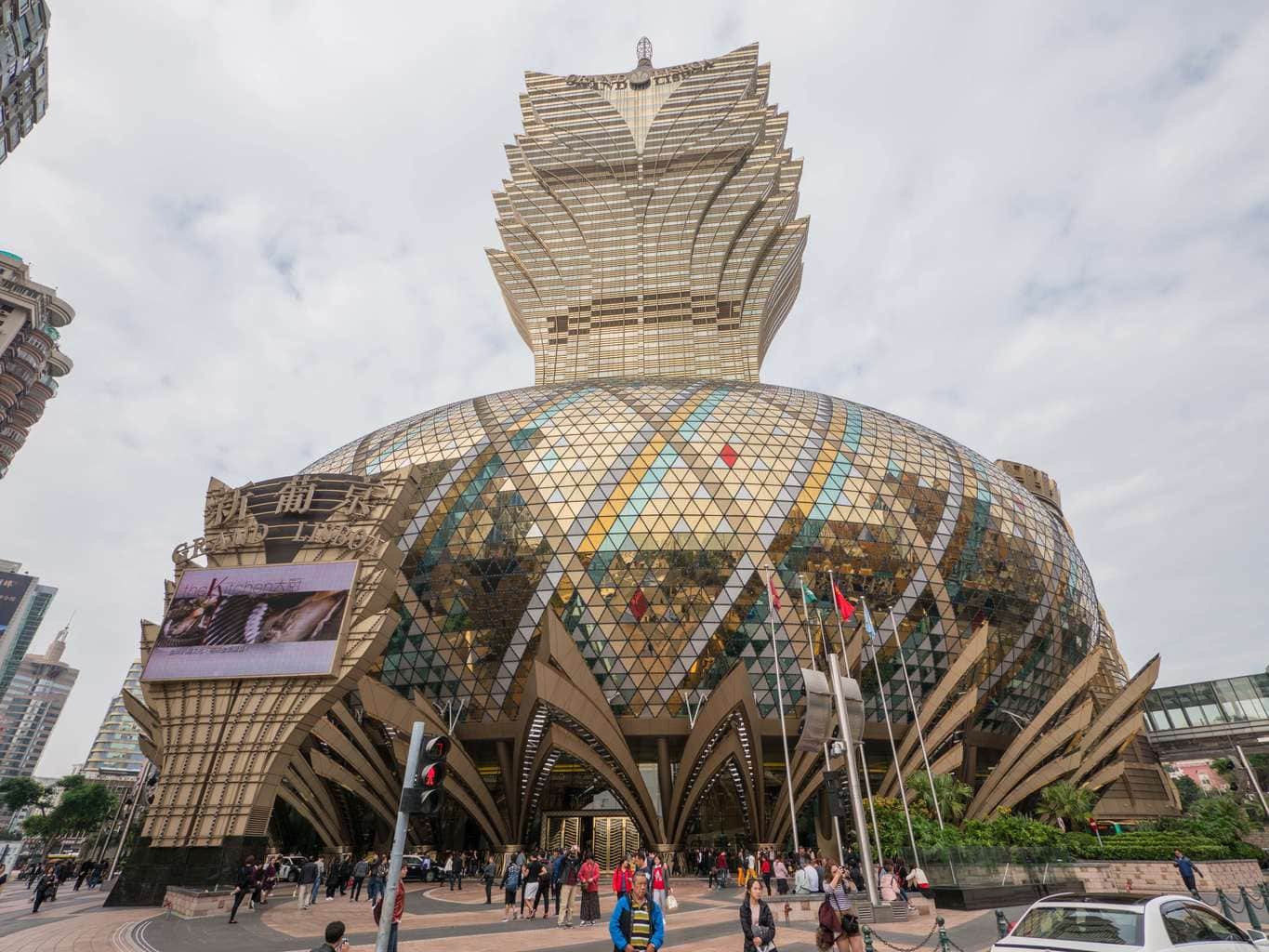 Grand Lisboa - a must visit on a day trip to Macau
