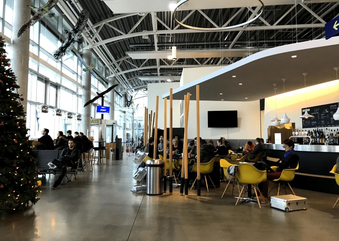 Vagar Airport departures hall