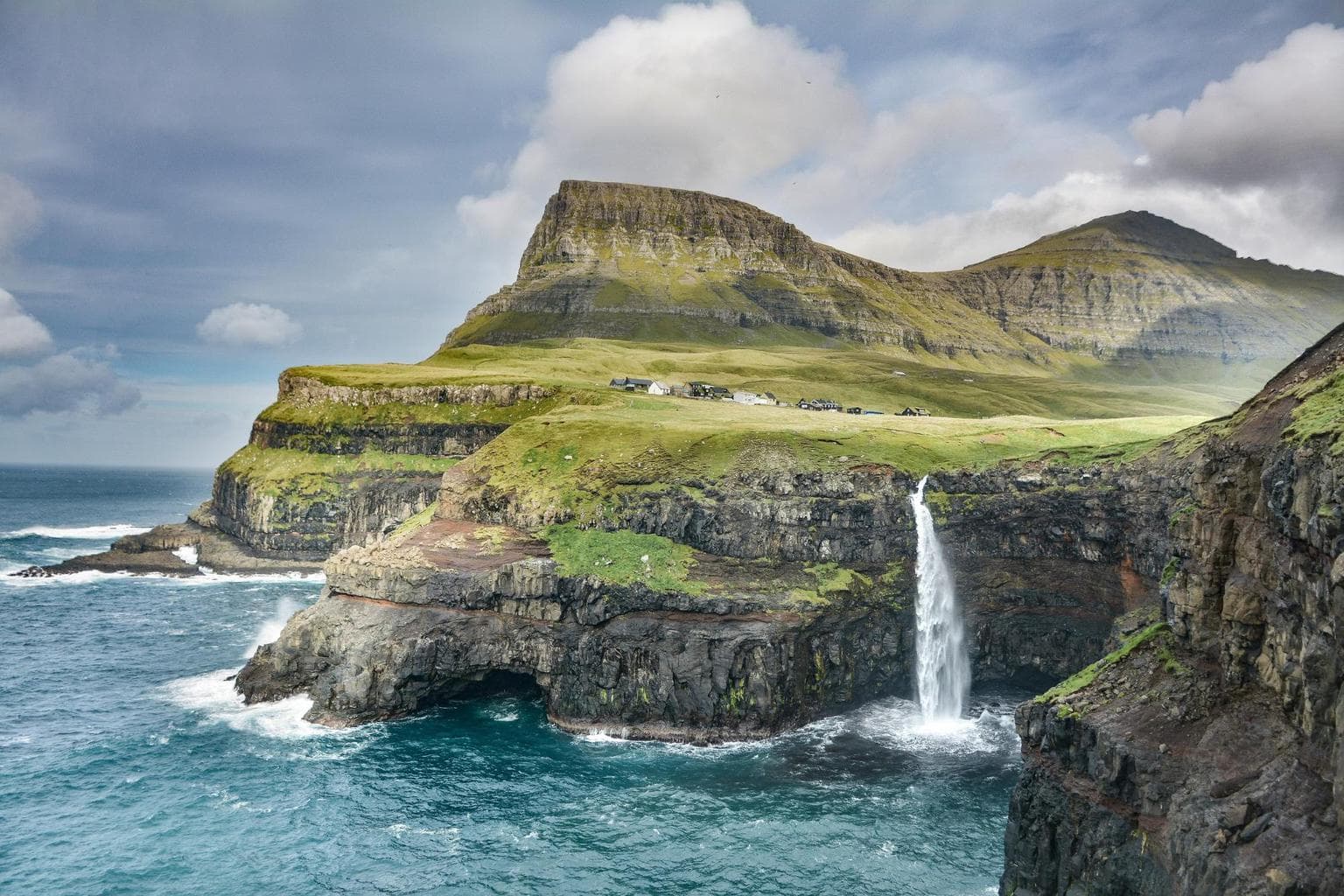 Faroe Islands in the summertime