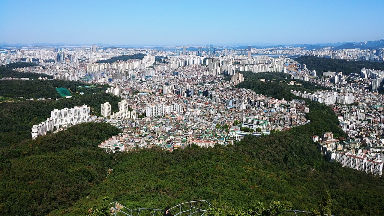 Seoul from Gwanak Mountain