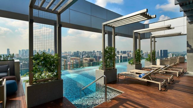 Best hotels with rooftop pools in Singapore