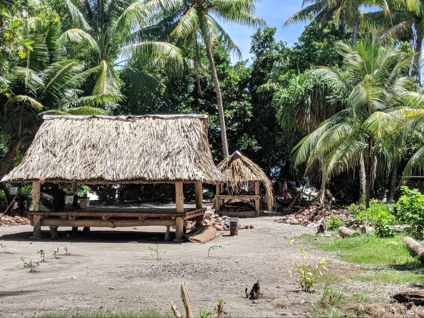 One of the small communities in North Tarawa