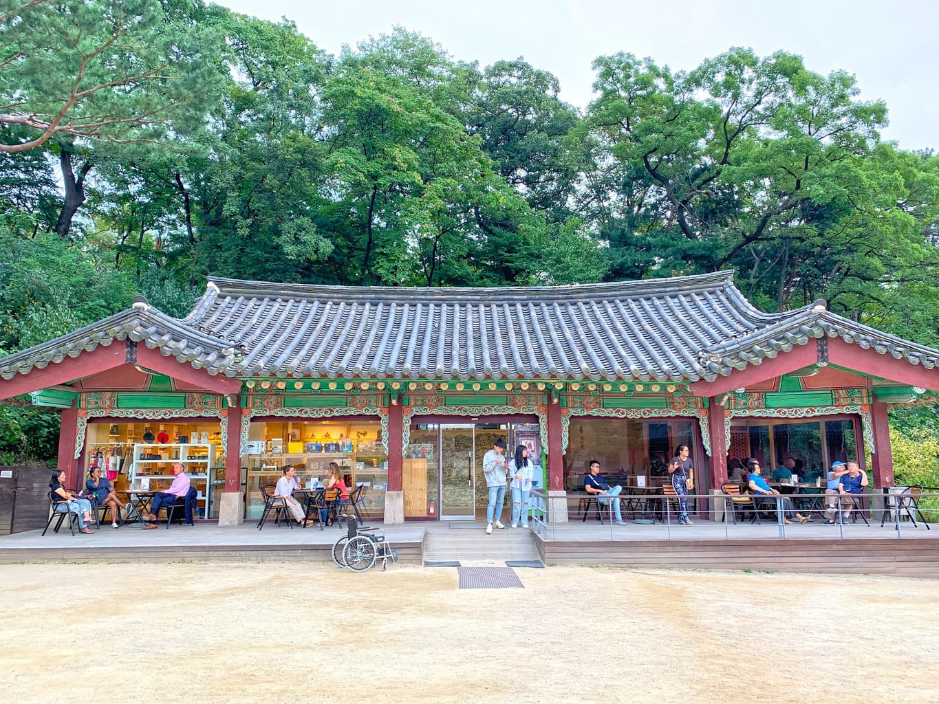 Cafe at Changdeokgung Palace
