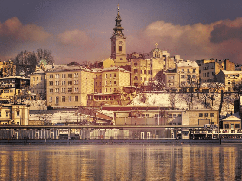 Belgrade in winter