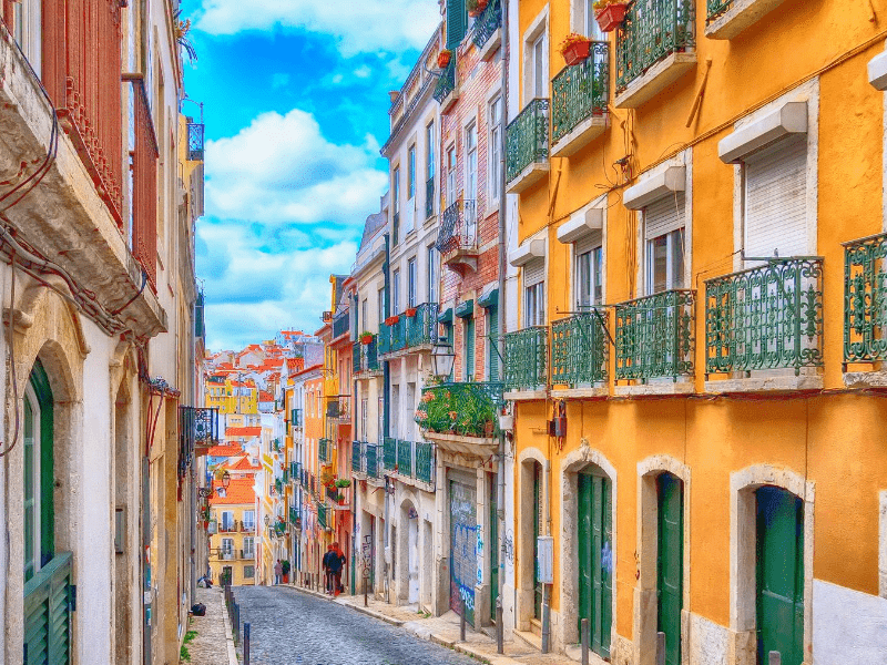 Lisbon’s colorful streets