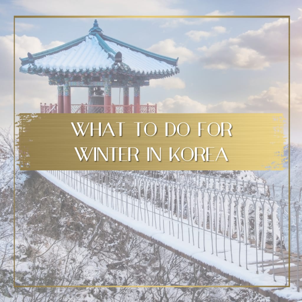 Winter in Korea feature