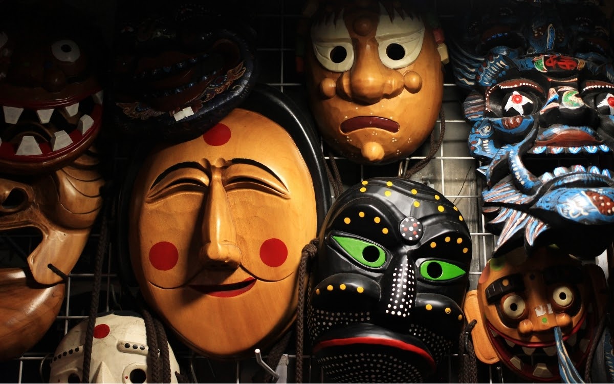 Unique masks in Korea