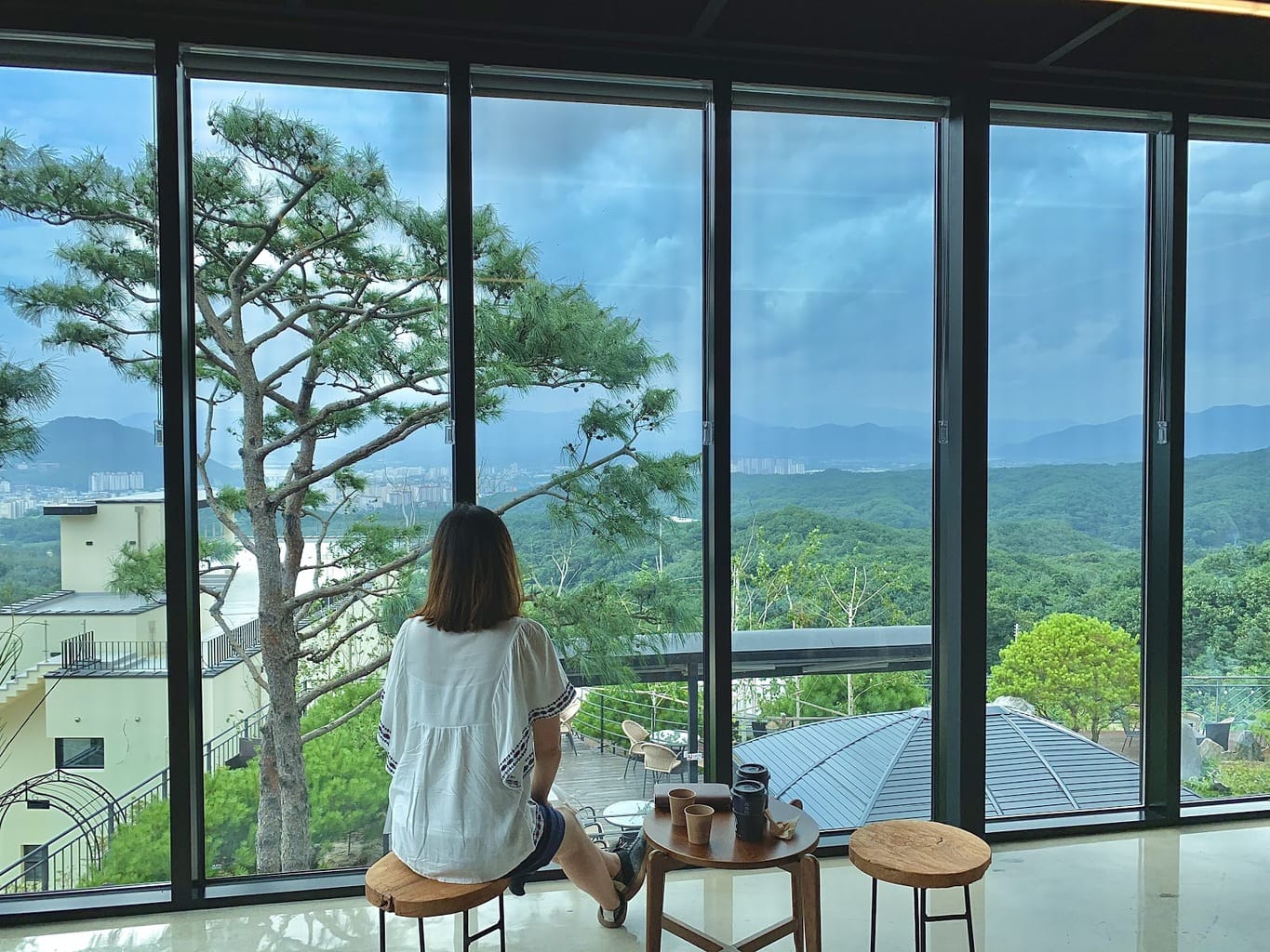 View from Cupola cafe in Chuncheon